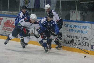 ХК «Рязань» дома уступил «Сарову» в овер-тайме